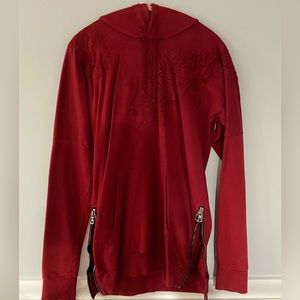 Balmain Red Dragon Embroidered Hoodie AUTHENTIC